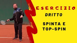 Dritto Tennis spinta e rotazione [upl. by Colburn41]