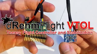 Building the Flight Controller Hardware  dRehmFlight VTOL [upl. by Annaoy]