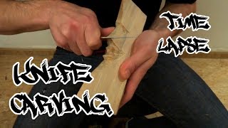 Knife Carving Sculpture Timelapse [upl. by Haimehen]