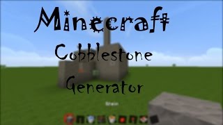 Minecraft bester und schnellster Cobblestone Generator Tutorial [upl. by Imaj]