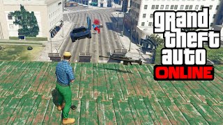 GTA V ONLINE  SNIPERS VS COCHES  Duelo Epico xDD [upl. by Lammond141]