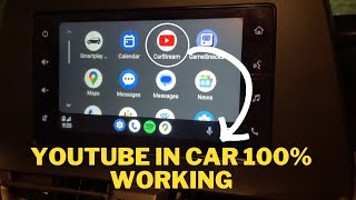 Play Youtube using Carstream android auto 2023 [upl. by Oicnoel]