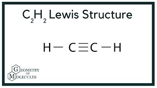 C2H2 Lewis Structure Ethyne or Acetylene [upl. by Mandle167]