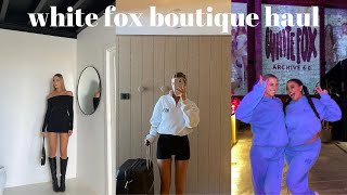 white fox boutique try on haul discount code [upl. by Eittel676]