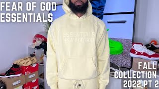 Fear Of God Essentials Fall Collection 2022 Part 2 With Sizing Tips [upl. by Fridell650]