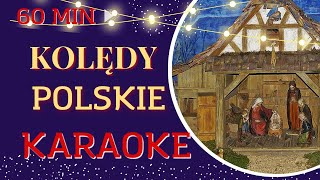 🎤 POLSKIE KOLĘDY KARAOKE 🎤 2024 🎄 1 GODZINA [upl. by Alliscirp]