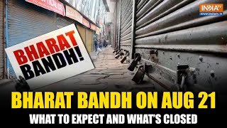 Bharat Bandh on August 21 Who called the nationwide protest and why  All you need to know [upl. by Adley788]