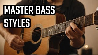 Acoustic Guitar Bass Styles 1to2 [upl. by Noivax788]