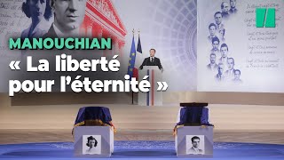 Macron rend hommage à Manouchian et « à la liberté pour l’éternité » [upl. by Selim]