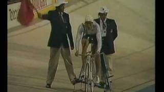 1990 Commonwealth Games  Track Cycling  1km Time Trial [upl. by Sephira]