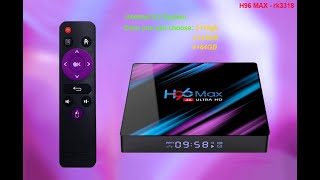 حل مشكلة boot لجهاز tv box H96 MAX 4K ULTRA HD [upl. by Htezil]