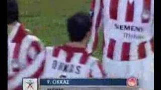 olympiakos vs sochaux 10 200405 uefa cup [upl. by Jacquelyn]