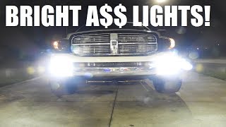 CUMMINS GETS SOME LED LIGHTS [upl. by Airemahs]