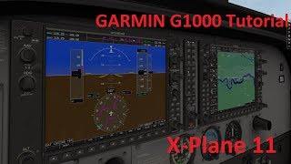 Garmin G1000 Tutorial and demo XPlane  MSFS if you start flight with dep  dest in flight plan [upl. by Warthman598]