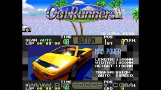 OutRunners Sega Genesis  Mega Drive Intro [upl. by Dodd]