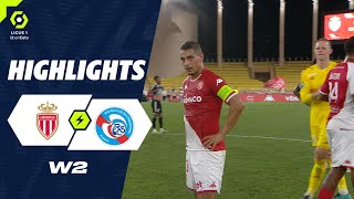 AS MONACO  RC STRASBOURG ALSACE 3  0  Highlights  ASM  RCSA  20232024 [upl. by Chladek577]