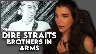 TIMELESS AND BEAUTIFUL First Time Reaction to Dire Straits  quotBrothers In Armsquot [upl. by Leisam]