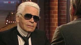 Karl Lagerfeld über seinen neuen Job  Die Welt auf Schwäbisch  SWR [upl. by Jesse]