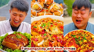 Food for 29 RMB or 999 RMB which one would you choose  mukbang  asmr eating seafood spicy tiktok [upl. by Chloette258]