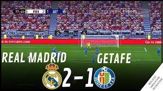 REAL MADRID vs GETAFE 12 HIGHLIGHTS • Simulación amp Recreación de Video Juego [upl. by Astrea389]