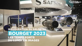 Inauguration du salon du Bourget 2023  les temps forts en vidéo [upl. by Albertine733]