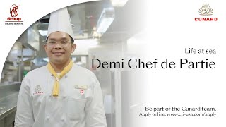 Demi Chef de Partie on Cunard Line [upl. by Cocke]