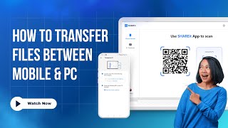 How to Transfer Files Between PC and Phone with SHAREit  Same WiFi mode  Manual Mode Tutorial [upl. by Eniladam]