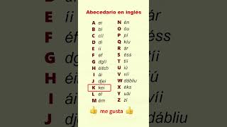 Aprenda el abecedario en ingles en en 1 minuto [upl. by Bibah412]