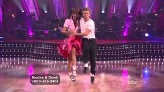 Brooke Burke amp Derek Hough dancing the Jitterbug [upl. by Oly]