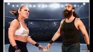 WWE 2k23 l Ronda Rousey vs Happer  Diva Fights [upl. by Zebedee]