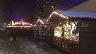 Endlich Schnee Christkindlmarkt am Sendlinger Tor 271123122017 [upl. by Kaasi]