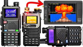 TX POWER Quansheng UVK5 vs Baofeng UV5RH vs UV5R TinySA ULTRA [upl. by Athalee]