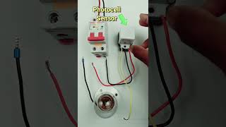 Photocell Sensor Connection via MCB for Lighting [upl. by Lissi]