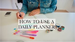 How I Use My Daily Planner  GIVEAWAY [upl. by Drofniw]