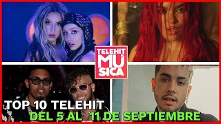 Top 10 De Telehit Musica Septiembre 2022 Semana 36 [upl. by Arezzini146]