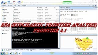 SFA Stochastic Frontier Analysis Frontier 41 [upl. by Kaela]