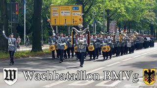 Preußens Gloria  Regimentsgruß  Wachbataillon der Bundeswehr  Stabsmusikkorps Schloss Bellevue [upl. by Casia]