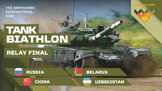 TANK BIATHLON Gold final Russia Belarus China Uzbekistan [upl. by Airliah893]