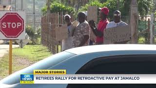 Retirees Rally for Retroactive Pay at Jamalco  CVMTVNews [upl. by Claybourne]