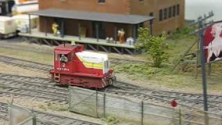 Operation  switching H0 model trains [upl. by Columbyne]