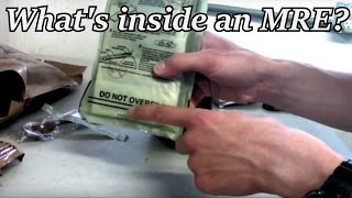 Whats Inside an MRE and how to prepare it [upl. by Eicrad273]