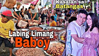 Kasalan sa Batangas quotBAYSANANquot  Labing Limang Baboy  Handaan sa Probinsya [upl. by Punak]