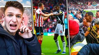 MOST PASSIONATE DERBY in ENGLAND  SUNDERLAND vs NEWCASTLE [upl. by Ennairda]