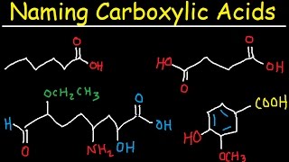 Naming Carboxylic Acids  IUPAC Nomenclature  Organic Chemistry [upl. by Irab]