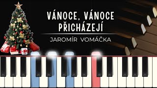 Vánoce Vánoce přicházejí zpívejme přátelé MIDI  noty pro klavír  synthesia tutorial [upl. by Sugihara]