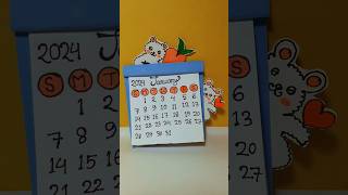 How to make calendar 2024 shortsviral calendar drawing [upl. by Jolda]