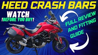 Dont Buy Ducati Multistrada 1260 Heed Crash Bars Until You Watch This Instalation Guide And Review [upl. by Allegra]