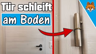 Tür schleift am Boden ⚡️ Schleifende Zimmertür mit Fitschenringen einstellen  Anleitung 💥 [upl. by Deragon]