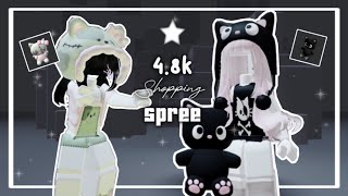 48k roblox shopping spree  cwute [upl. by Noiram]