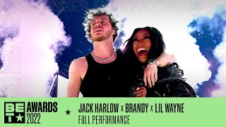 BET Legends Brandy amp Lil Wayne Join Jack Harlow For The Culture  BET Awards 22 [upl. by Sone]